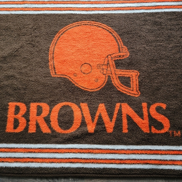 NFL Other - Biederlack Cleveland Browns Football NFL Vintage Stadium Throw Blanket 47" x 54"
